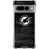 NFL Miami Dolphins Black & White Google Pixel 7 Pro Clear Case